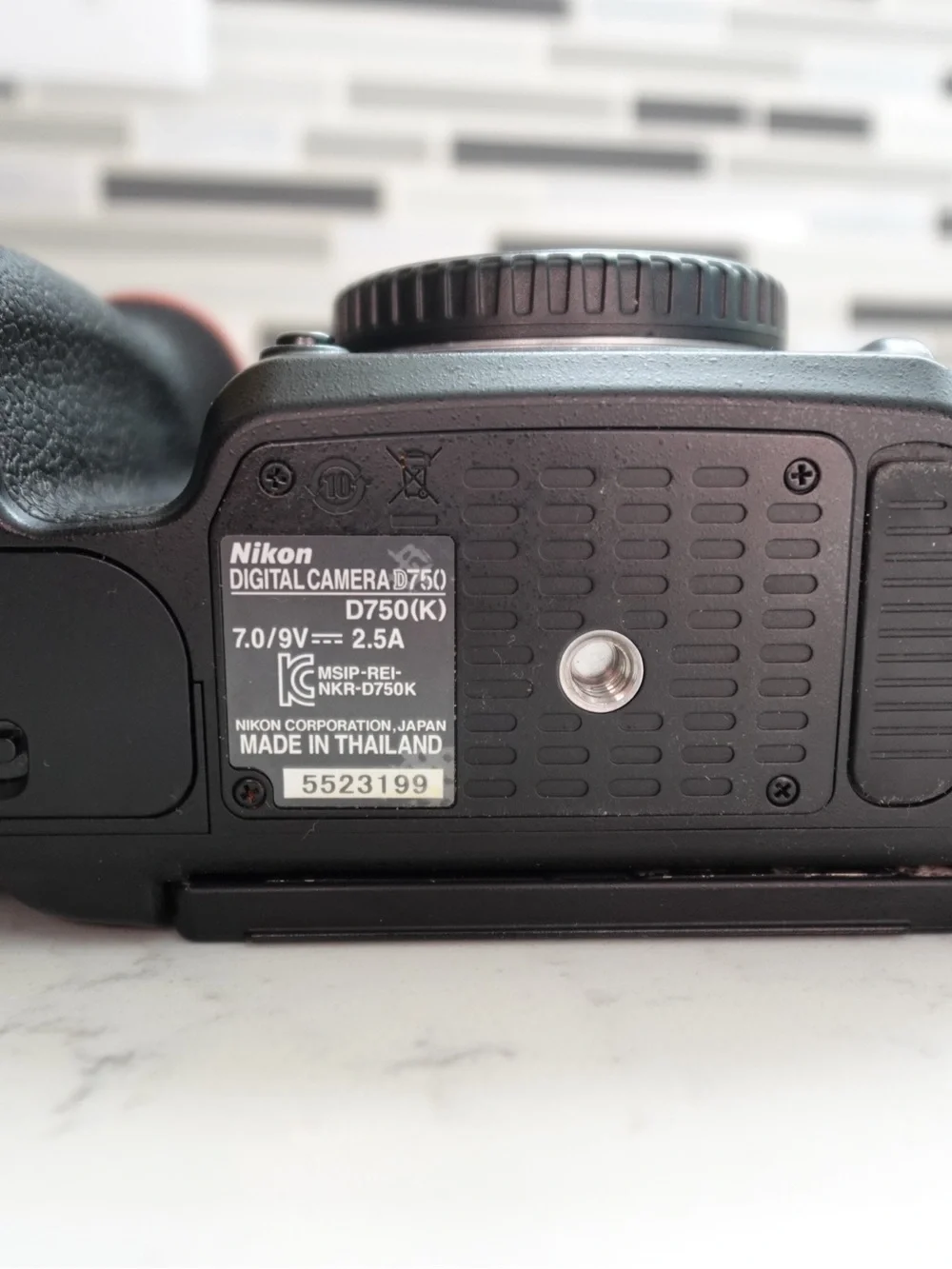 Nikon D750 DSLR Camera Body - Black with Red Accent
